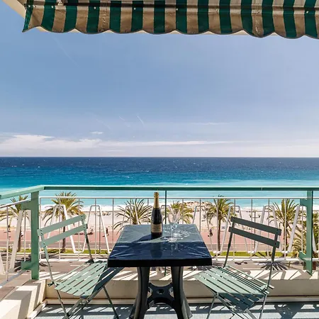Panoramic Sea View 1 Bdr Promenade Des Apartman Nizza