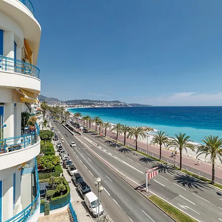 شقة Panoramic Sea View 1 Bdr Promenade Des